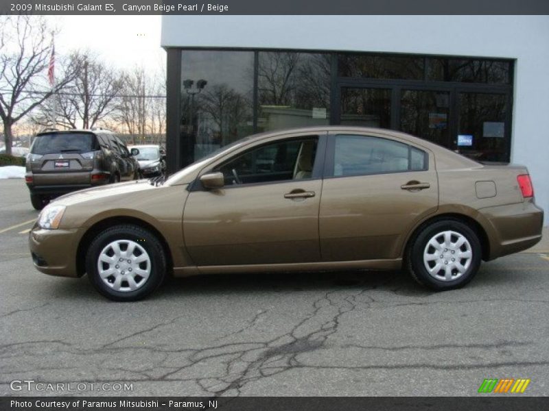 Canyon Beige Pearl / Beige 2009 Mitsubishi Galant ES