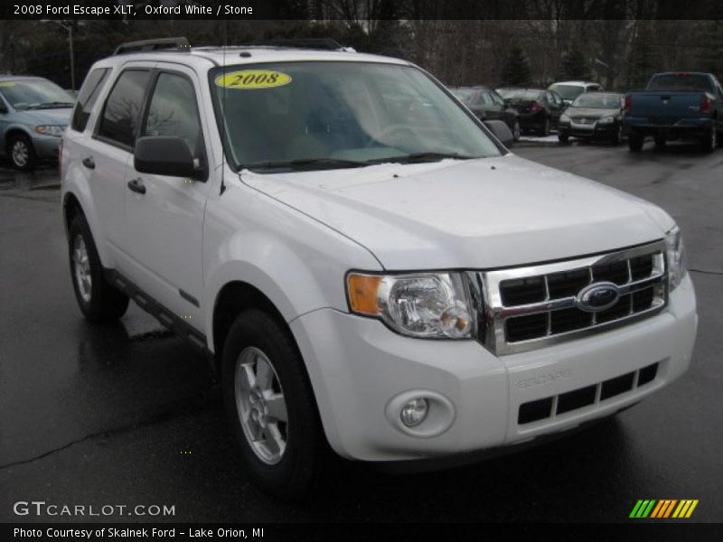 Oxford White / Stone 2008 Ford Escape XLT