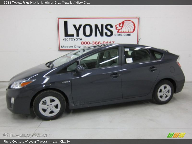 Winter Gray Metallic / Misty Gray 2011 Toyota Prius Hybrid II