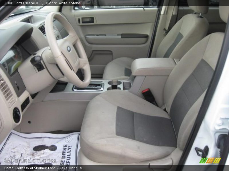Oxford White / Stone 2008 Ford Escape XLT