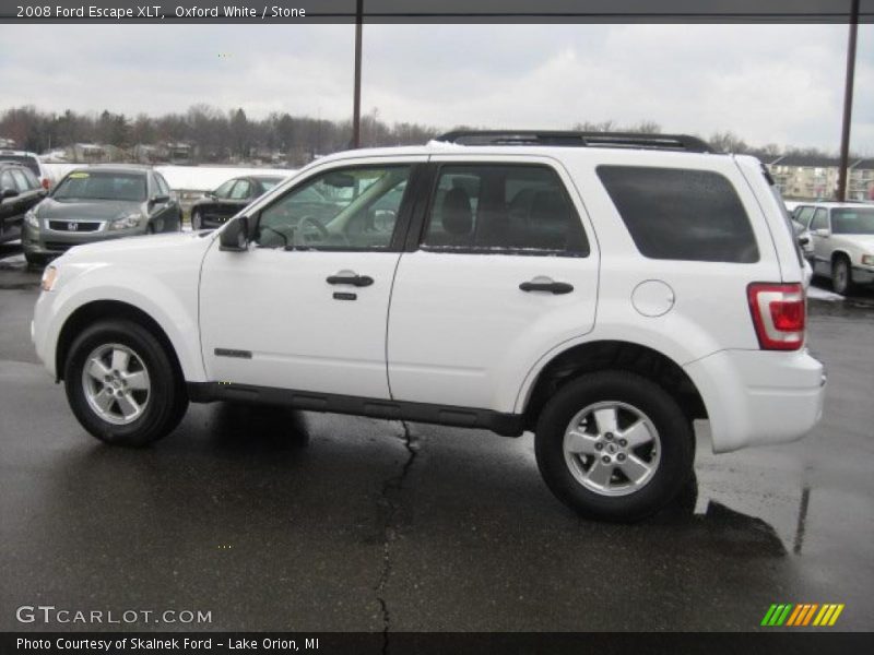 Oxford White / Stone 2008 Ford Escape XLT