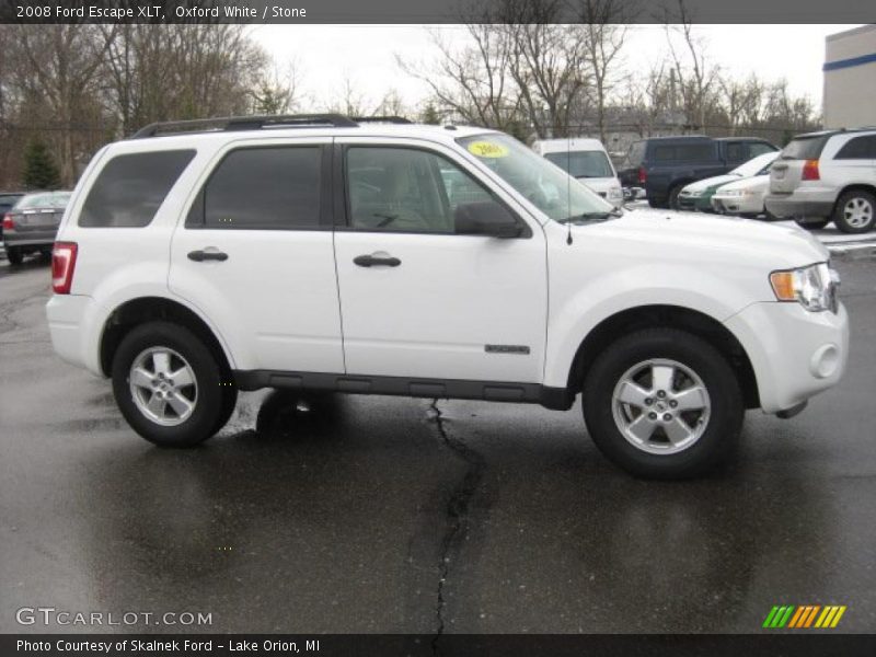 Oxford White / Stone 2008 Ford Escape XLT