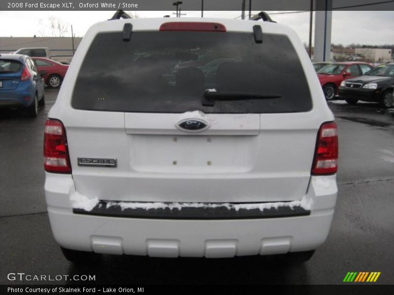 Oxford White / Stone 2008 Ford Escape XLT