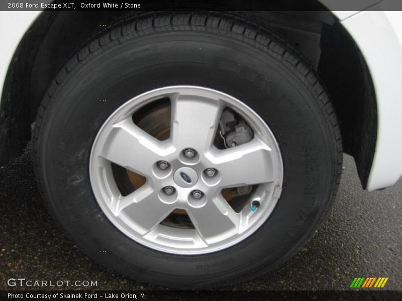 Oxford White / Stone 2008 Ford Escape XLT