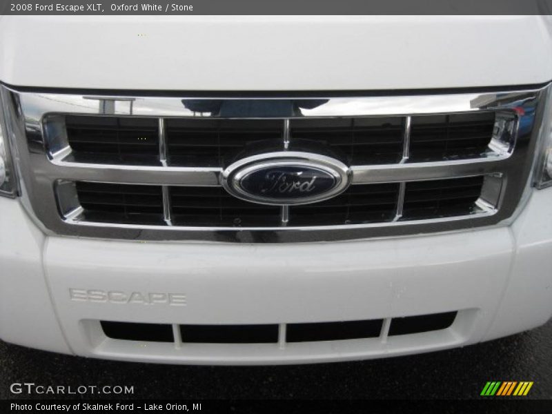 Oxford White / Stone 2008 Ford Escape XLT