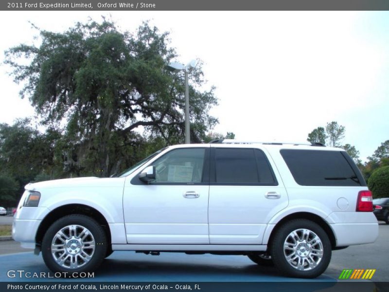Oxford White / Stone 2011 Ford Expedition Limited