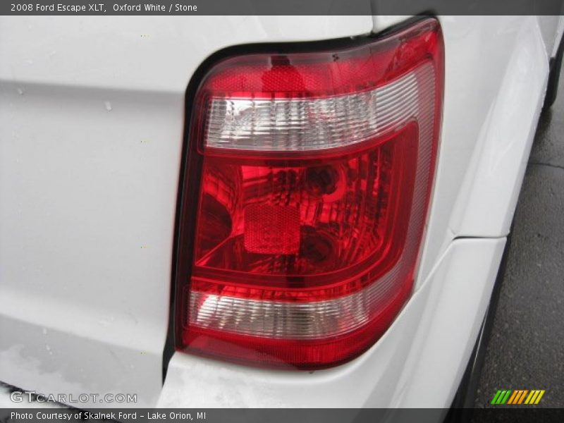 Oxford White / Stone 2008 Ford Escape XLT