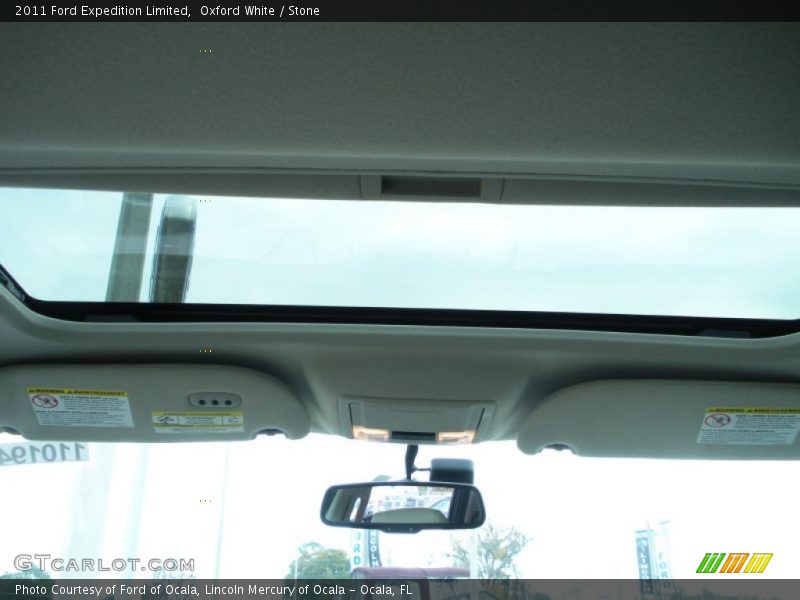 Oxford White / Stone 2011 Ford Expedition Limited