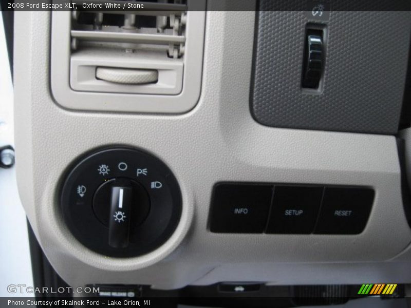 Oxford White / Stone 2008 Ford Escape XLT
