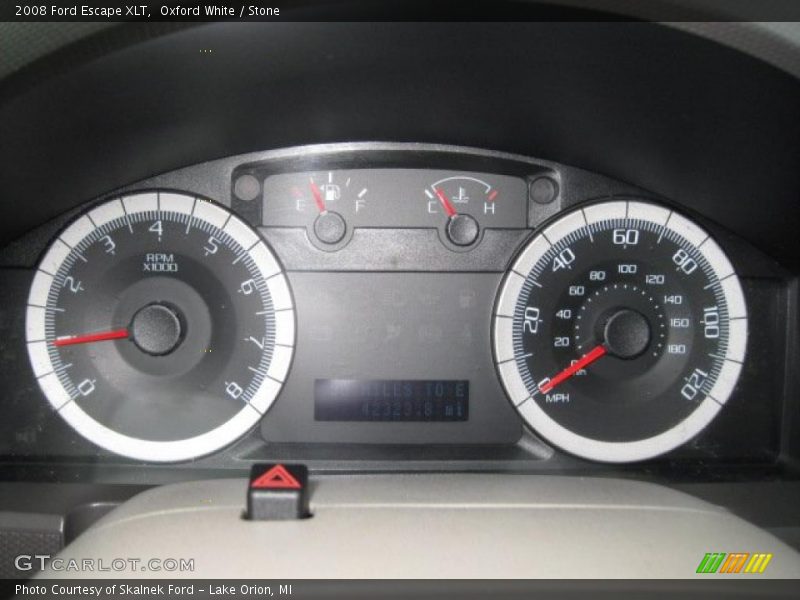 Oxford White / Stone 2008 Ford Escape XLT