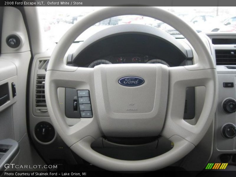 Oxford White / Stone 2008 Ford Escape XLT