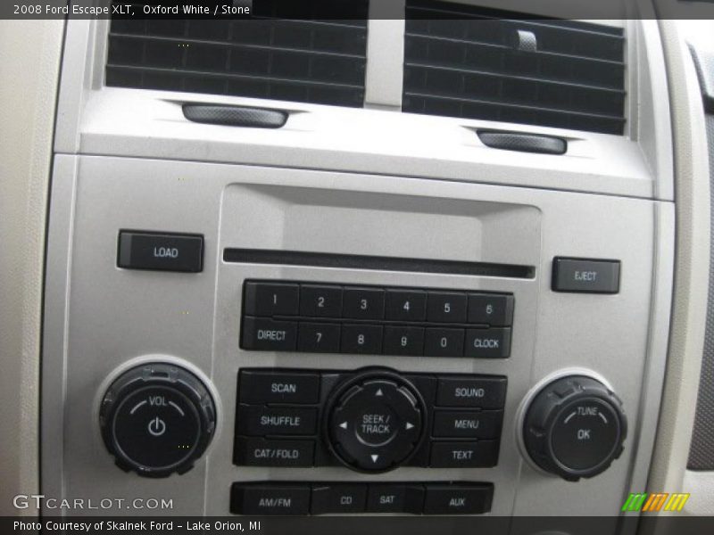Oxford White / Stone 2008 Ford Escape XLT