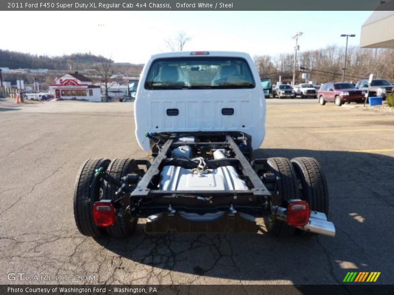 Oxford White / Steel 2011 Ford F450 Super Duty XL Regular Cab 4x4 Chassis