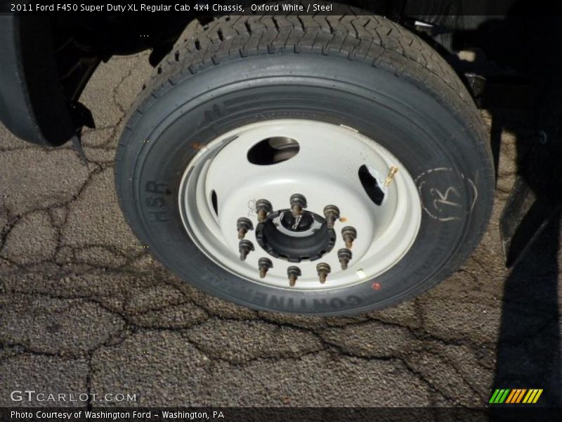  2011 F450 Super Duty XL Regular Cab 4x4 Chassis Wheel