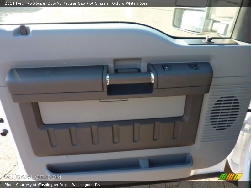 Oxford White / Steel 2011 Ford F450 Super Duty XL Regular Cab 4x4 Chassis