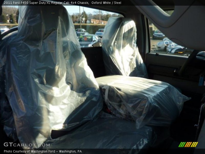 Oxford White / Steel 2011 Ford F450 Super Duty XL Regular Cab 4x4 Chassis