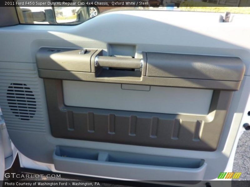 Oxford White / Steel 2011 Ford F450 Super Duty XL Regular Cab 4x4 Chassis