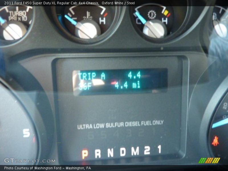 Oxford White / Steel 2011 Ford F450 Super Duty XL Regular Cab 4x4 Chassis