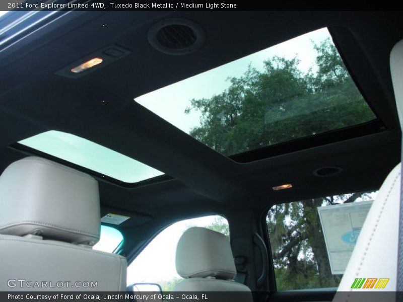 Sunroof of 2011 Explorer Limited 4WD