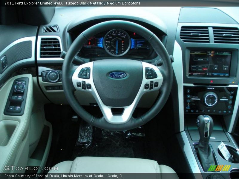 Dashboard of 2011 Explorer Limited 4WD