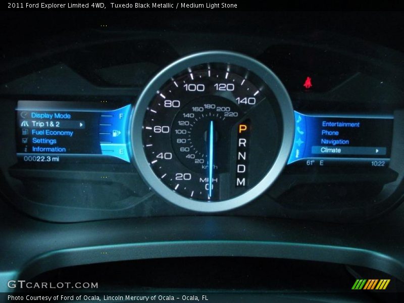  2011 Explorer Limited 4WD Limited 4WD Gauges