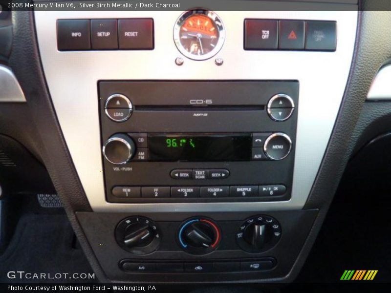 Silver Birch Metallic / Dark Charcoal 2008 Mercury Milan V6