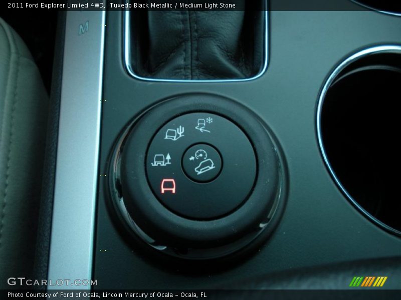 Controls of 2011 Explorer Limited 4WD