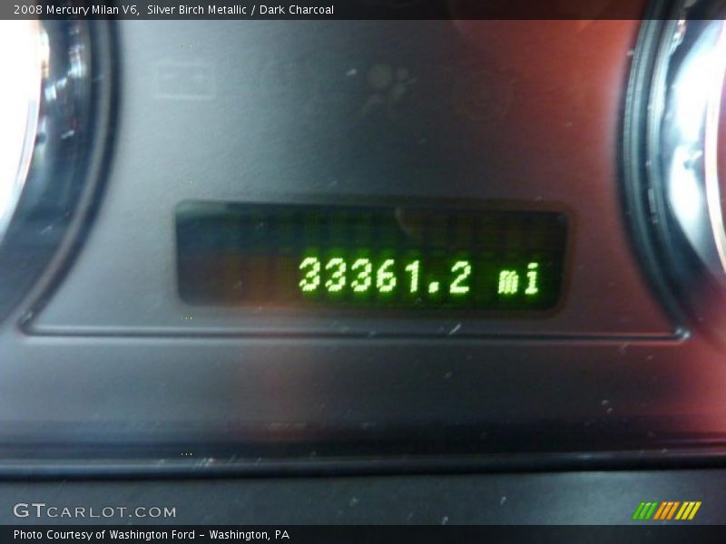 Silver Birch Metallic / Dark Charcoal 2008 Mercury Milan V6