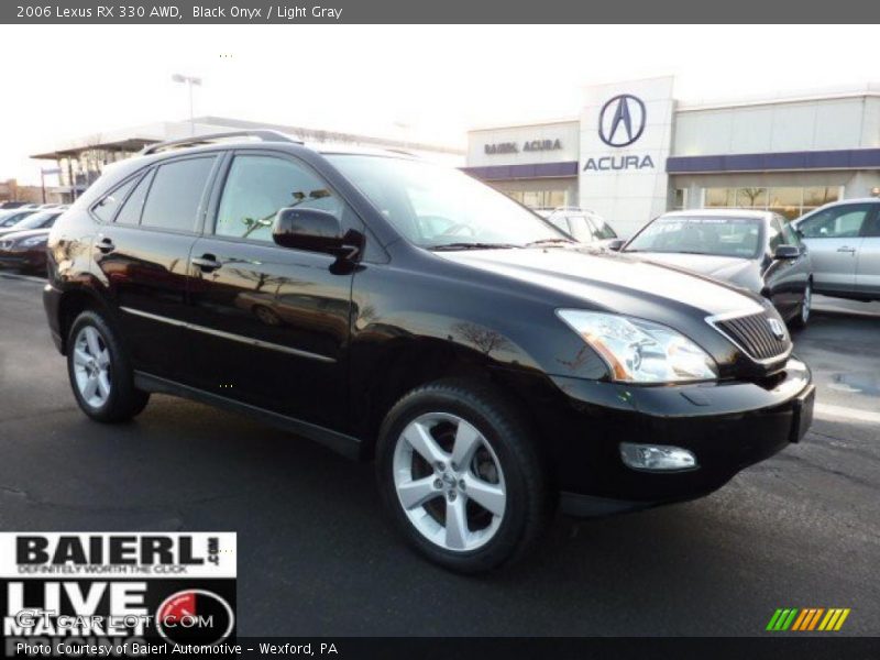 Black Onyx / Light Gray 2006 Lexus RX 330 AWD