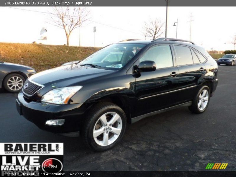 Black Onyx / Light Gray 2006 Lexus RX 330 AWD
