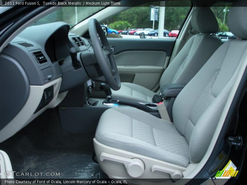  2011 Fusion S Medium Light Stone Interior
