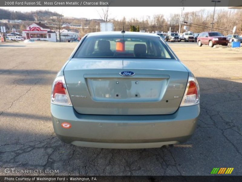 Moss Green Metallic / Charcoal Black 2008 Ford Fusion SE