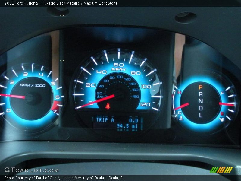  2011 Fusion S S Gauges