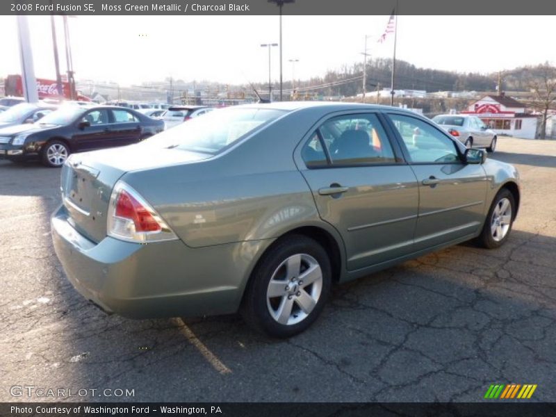 Moss Green Metallic / Charcoal Black 2008 Ford Fusion SE