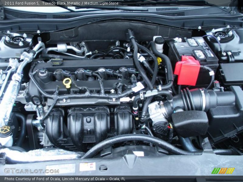  2011 Fusion S Engine - 2.5 Liter DOHC 16-Valve VVT Duratec 4 Cylinder