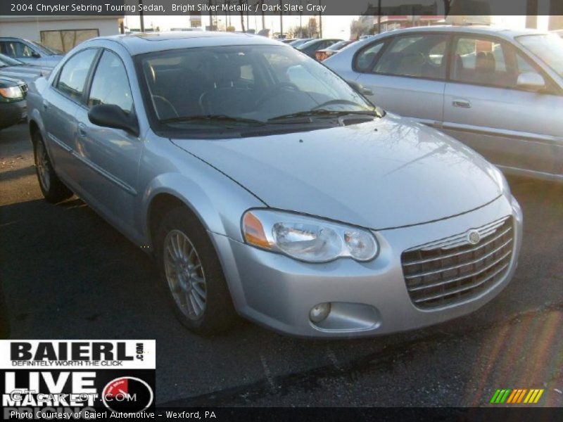 Bright Silver Metallic / Dark Slate Gray 2004 Chrysler Sebring Touring Sedan