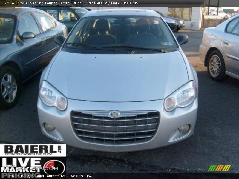 Bright Silver Metallic / Dark Slate Gray 2004 Chrysler Sebring Touring Sedan