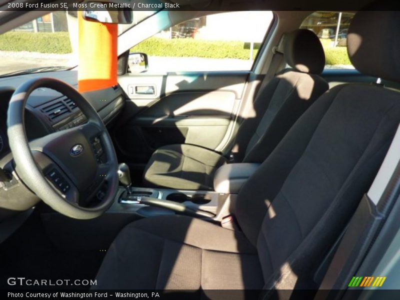 Moss Green Metallic / Charcoal Black 2008 Ford Fusion SE