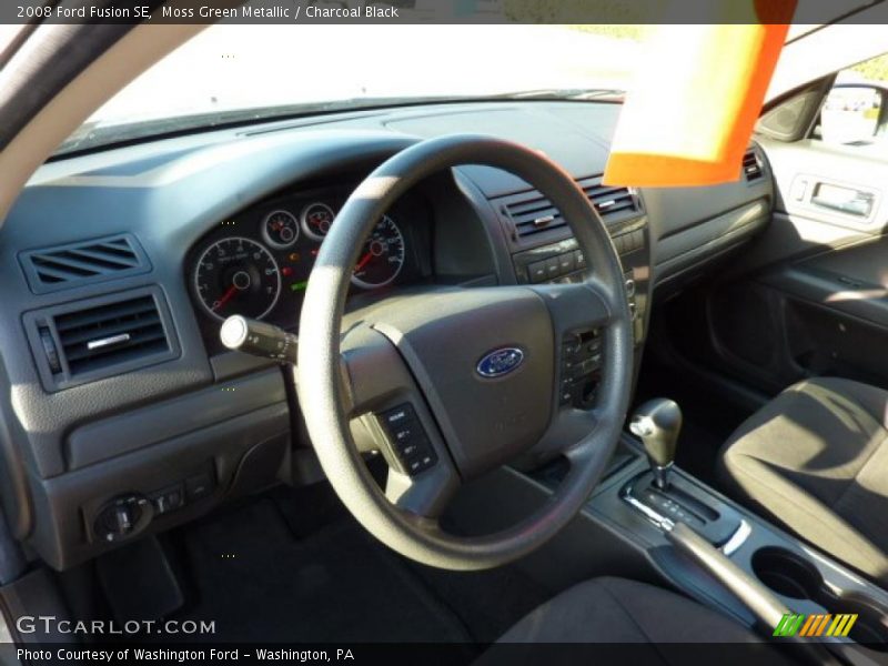 Moss Green Metallic / Charcoal Black 2008 Ford Fusion SE