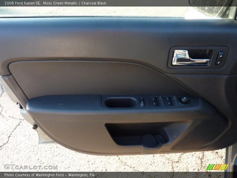 Moss Green Metallic / Charcoal Black 2008 Ford Fusion SE