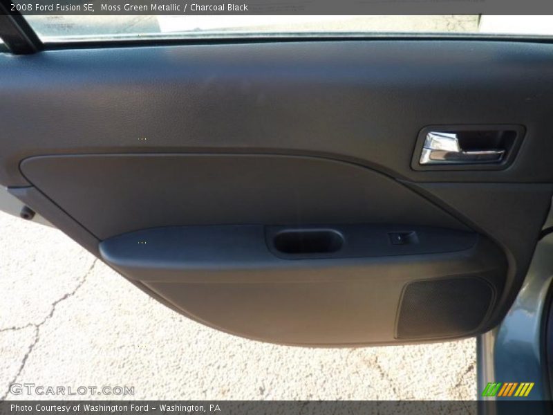 Moss Green Metallic / Charcoal Black 2008 Ford Fusion SE