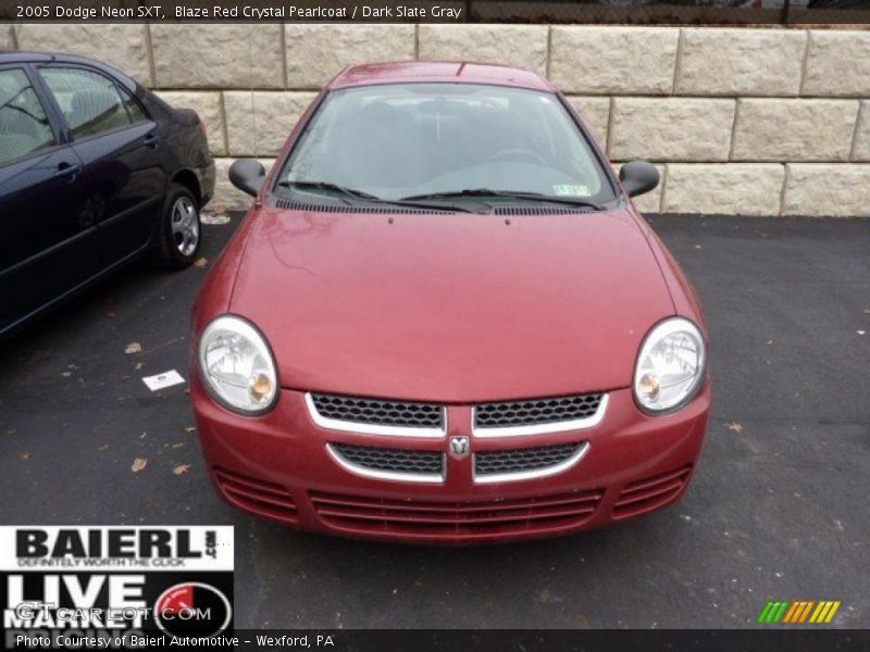 Blaze Red Crystal Pearlcoat / Dark Slate Gray 2005 Dodge Neon SXT