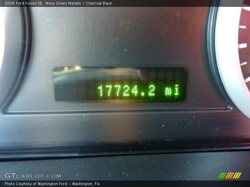 Moss Green Metallic / Charcoal Black 2008 Ford Fusion SE