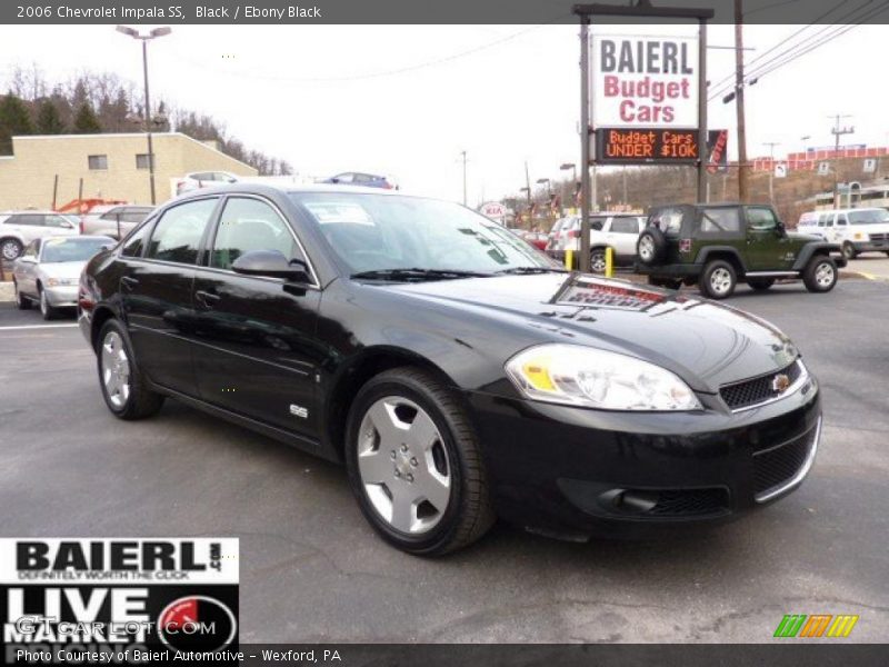 Black / Ebony Black 2006 Chevrolet Impala SS