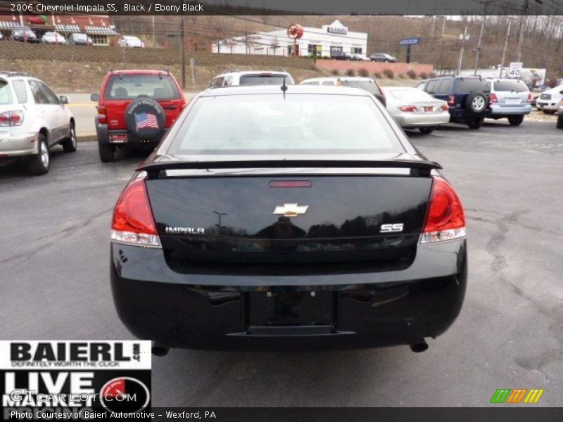 Black / Ebony Black 2006 Chevrolet Impala SS