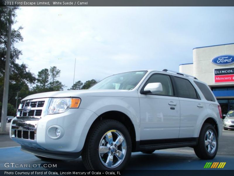 White Suede / Camel 2011 Ford Escape Limited