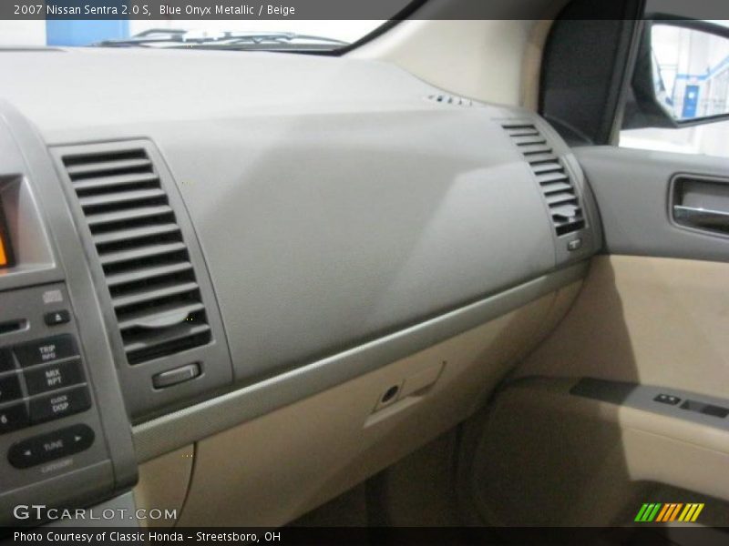 Blue Onyx Metallic / Beige 2007 Nissan Sentra 2.0 S