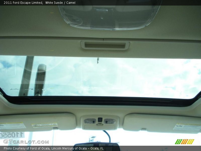 White Suede / Camel 2011 Ford Escape Limited