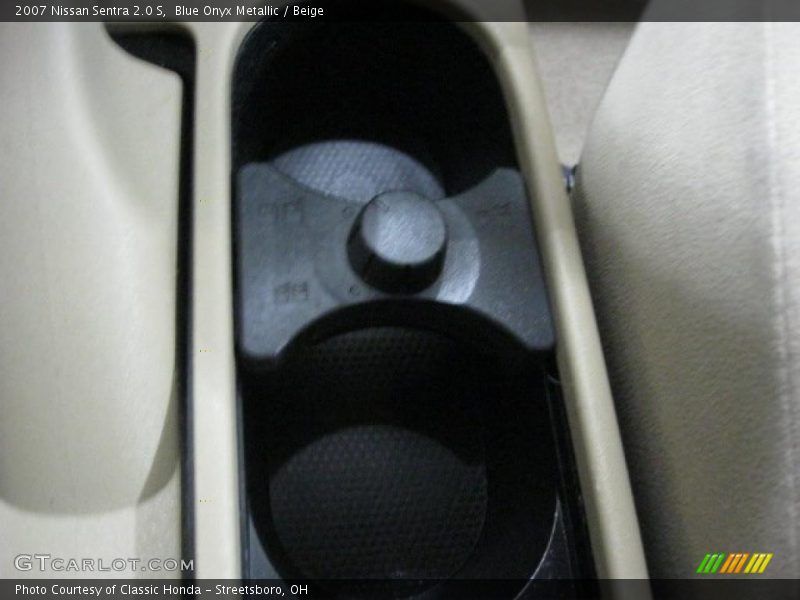 Blue Onyx Metallic / Beige 2007 Nissan Sentra 2.0 S