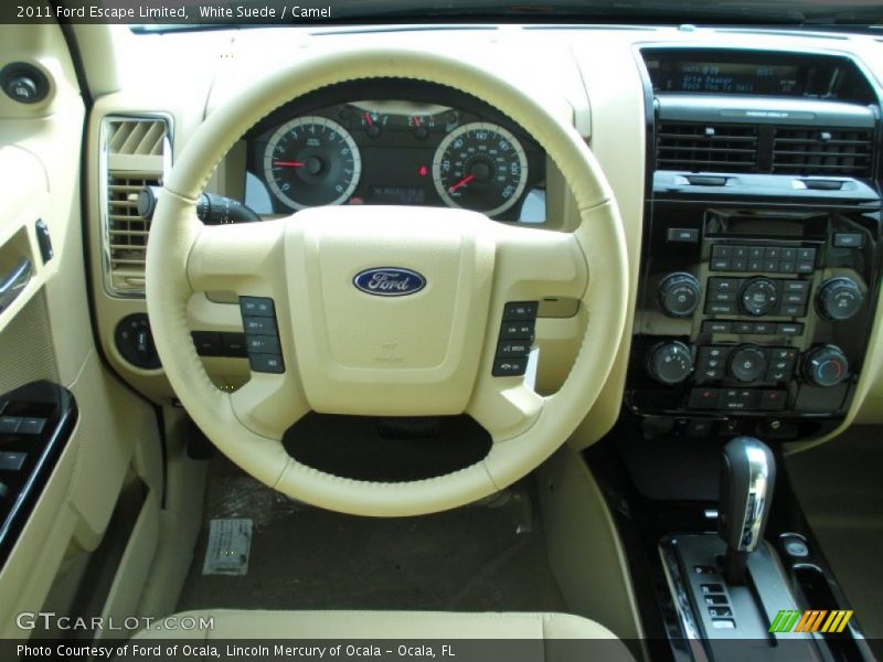 White Suede / Camel 2011 Ford Escape Limited